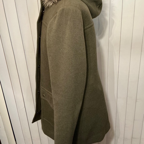 J. Crew Chateau Parka in Italian Stadium Cloth Wool size 14 - Picture 4 of 10